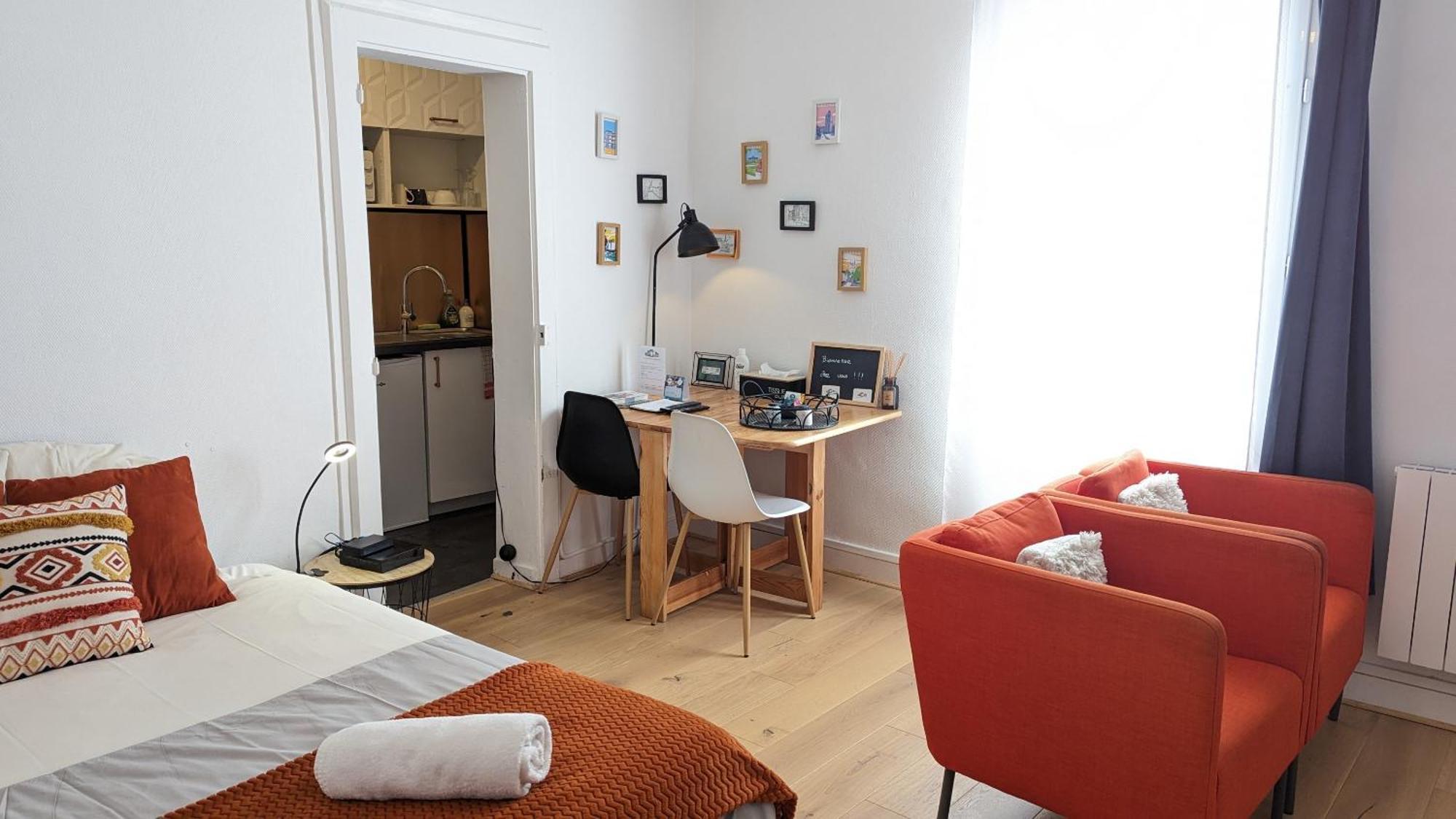 Appartement Hypercentre Calme Proche Centre Des Congres أنجير الغرفة الصورة